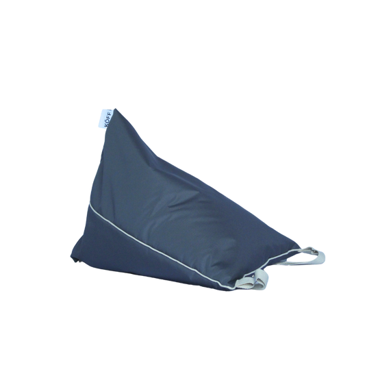 Respaldo de playa Triangular