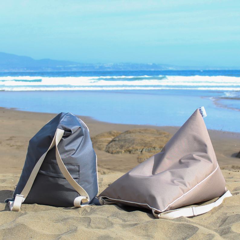 Respaldo de playa Triangular