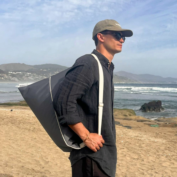 Respaldo de playa Triangular