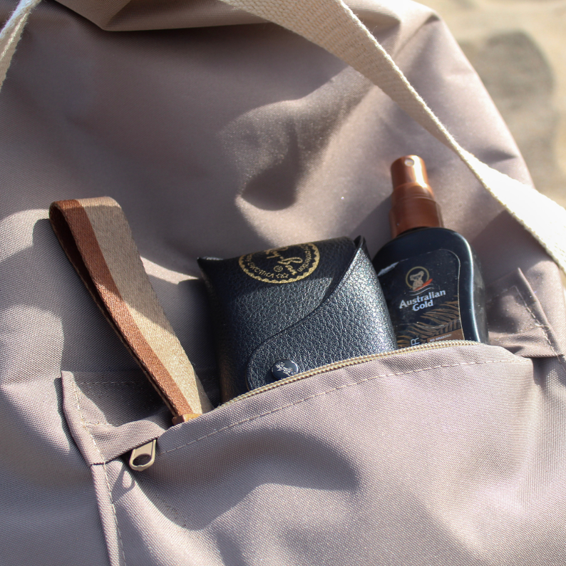 Respaldo de playa Triangular