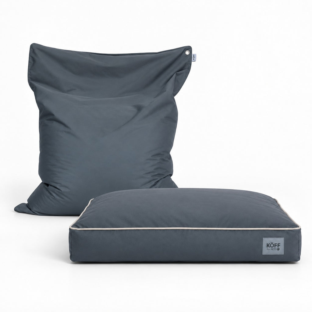 Conjunto Para los Dos Köff: Cama Köff Form Exterior y Cojín Exterior XL