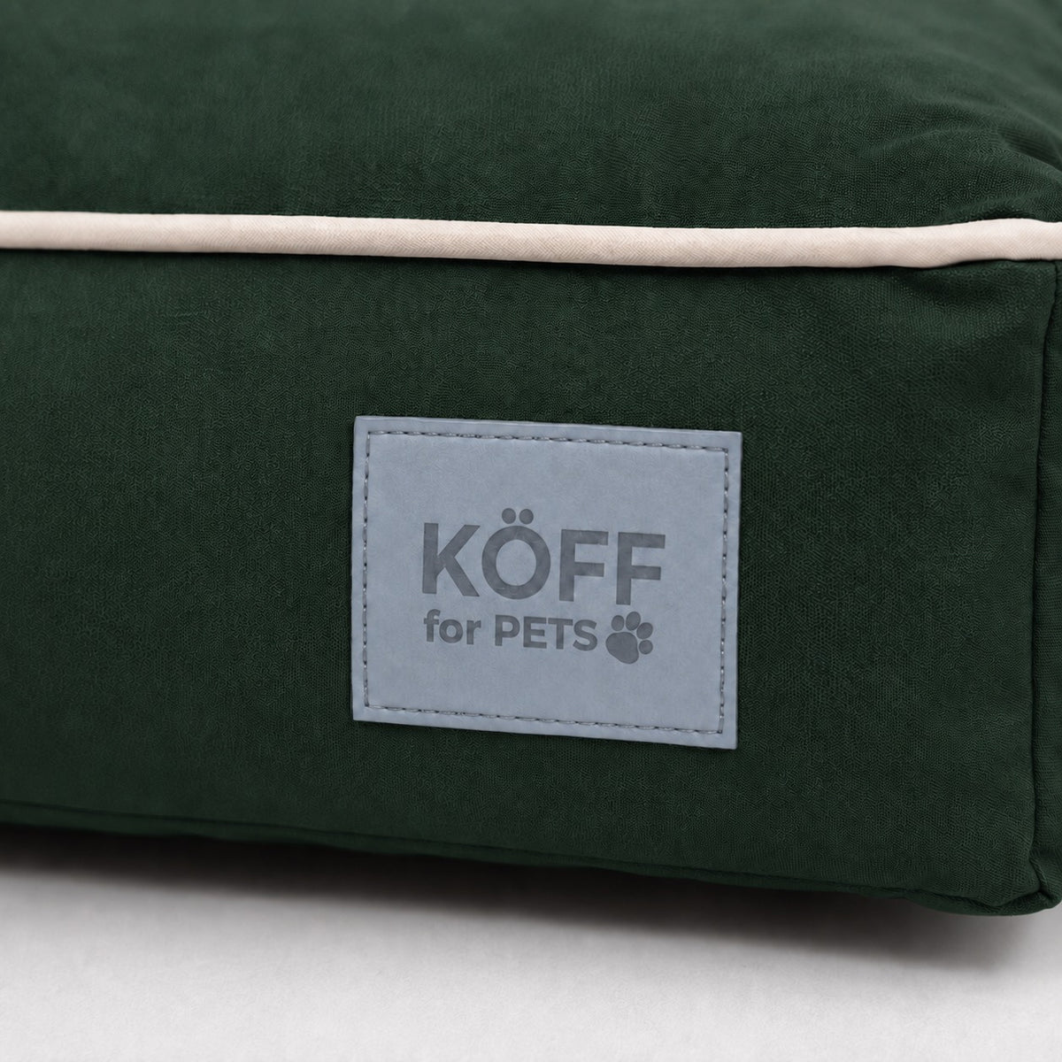 Verde Bosque — Etiqueta Köff for Pets de la Cama Köff Form Exterior
