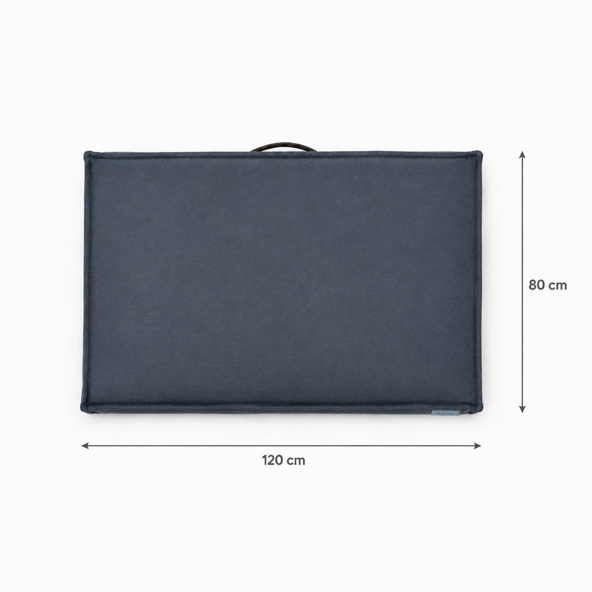 Talla L · 120 × 80 cm — medidas de la cama: 120 cm de ancho por 80 cm de fondo