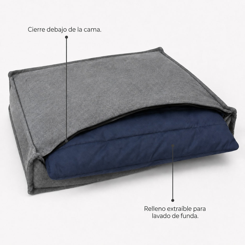 Relleno de la Cama Köff Form Interior saliendo de la funda exterior