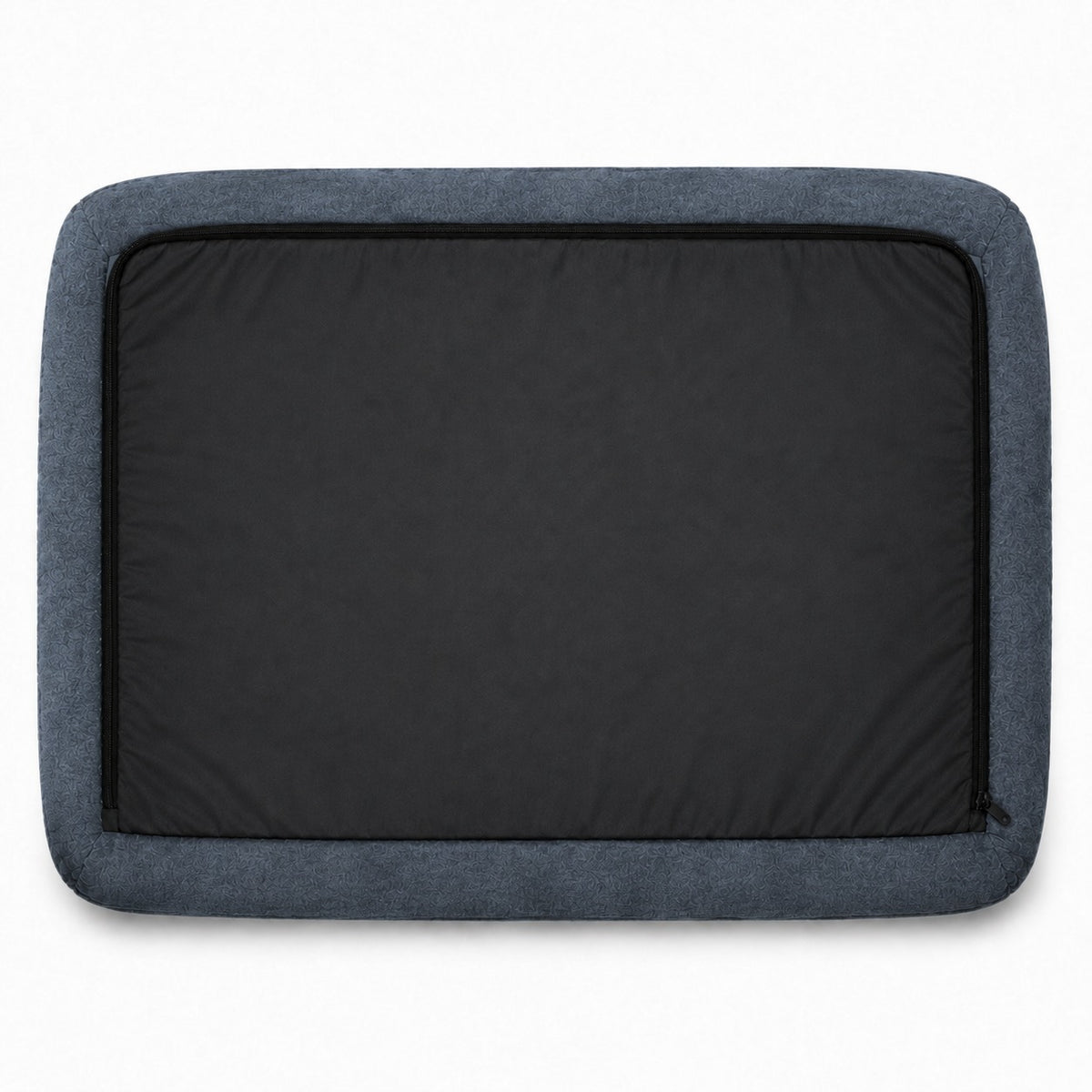 Talla L · 120 × 80 cm — base de la cama, con el cierre que permite retirar la funda