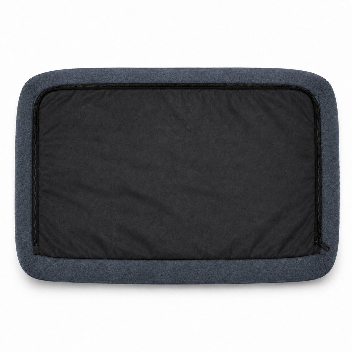 Talla M · 90 × 60 cm — base de la cama, con el cierre que permite retirar la funda