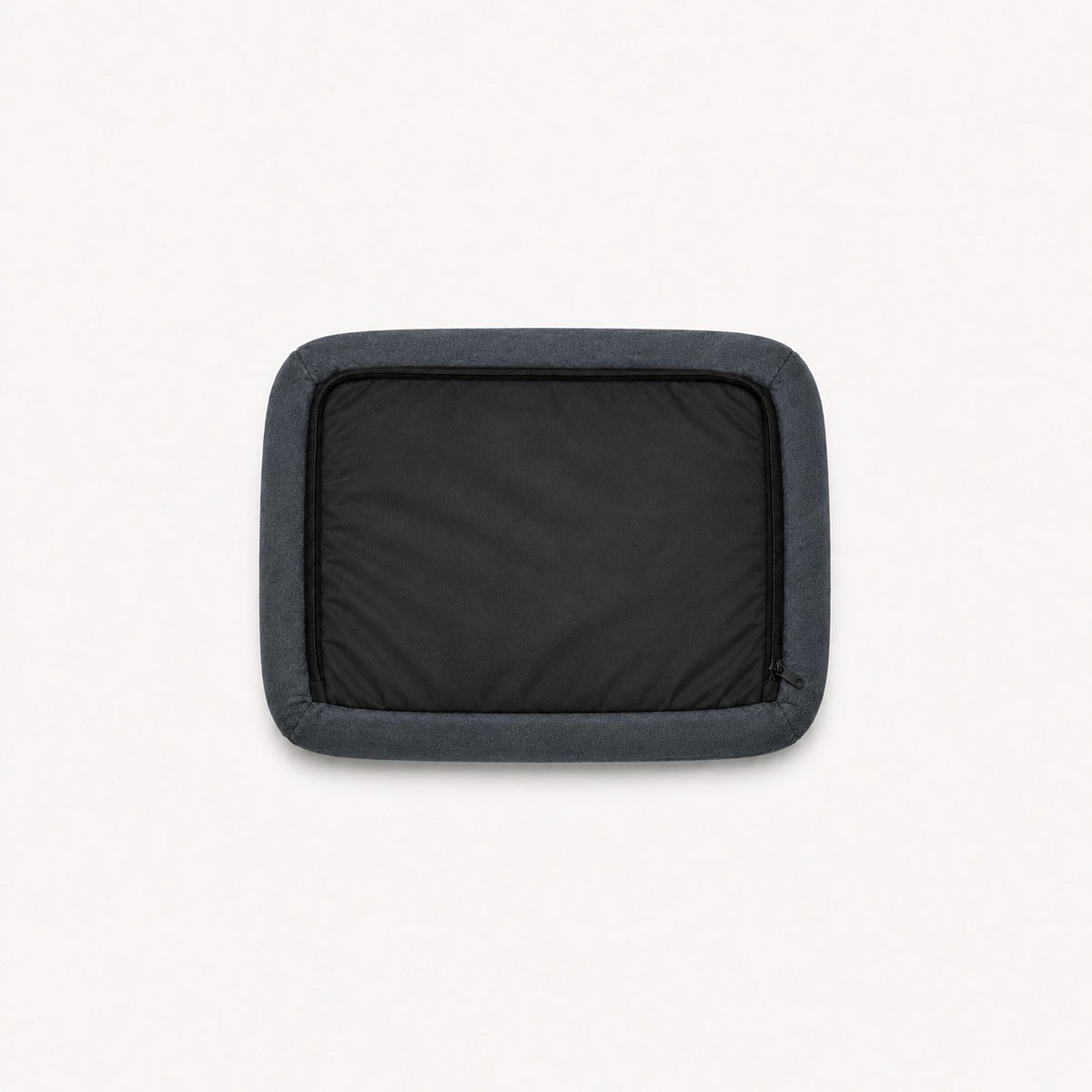 Talla S · 65 × 50 cm — base de la cama, con el cierre que permite retirar la funda