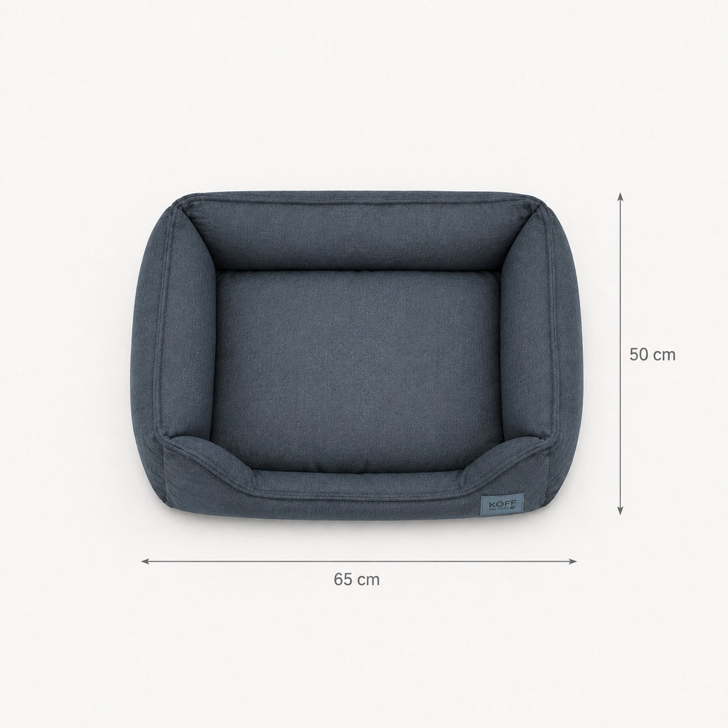 Talla S · 65 × 50 cm — medidas de la cama: 65 cm de ancho por 50 cm de fondo
