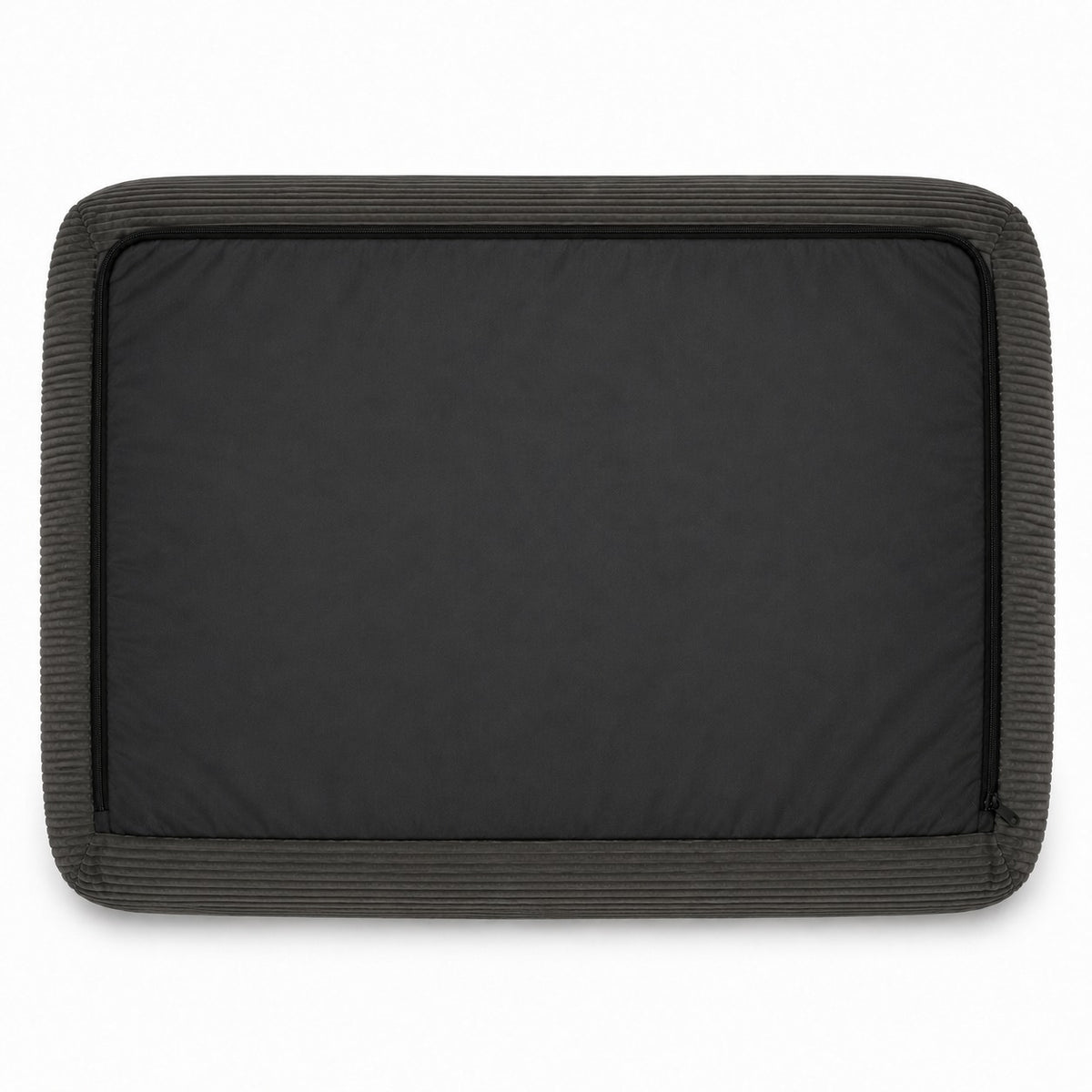 Talla L · 120 × 80 cm — base de la cama, con el cierre que permite retirar la funda